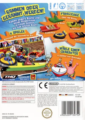 SpongeBob's Boating Bash box cover back